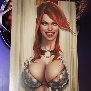Red-Haired Warrior Art Print